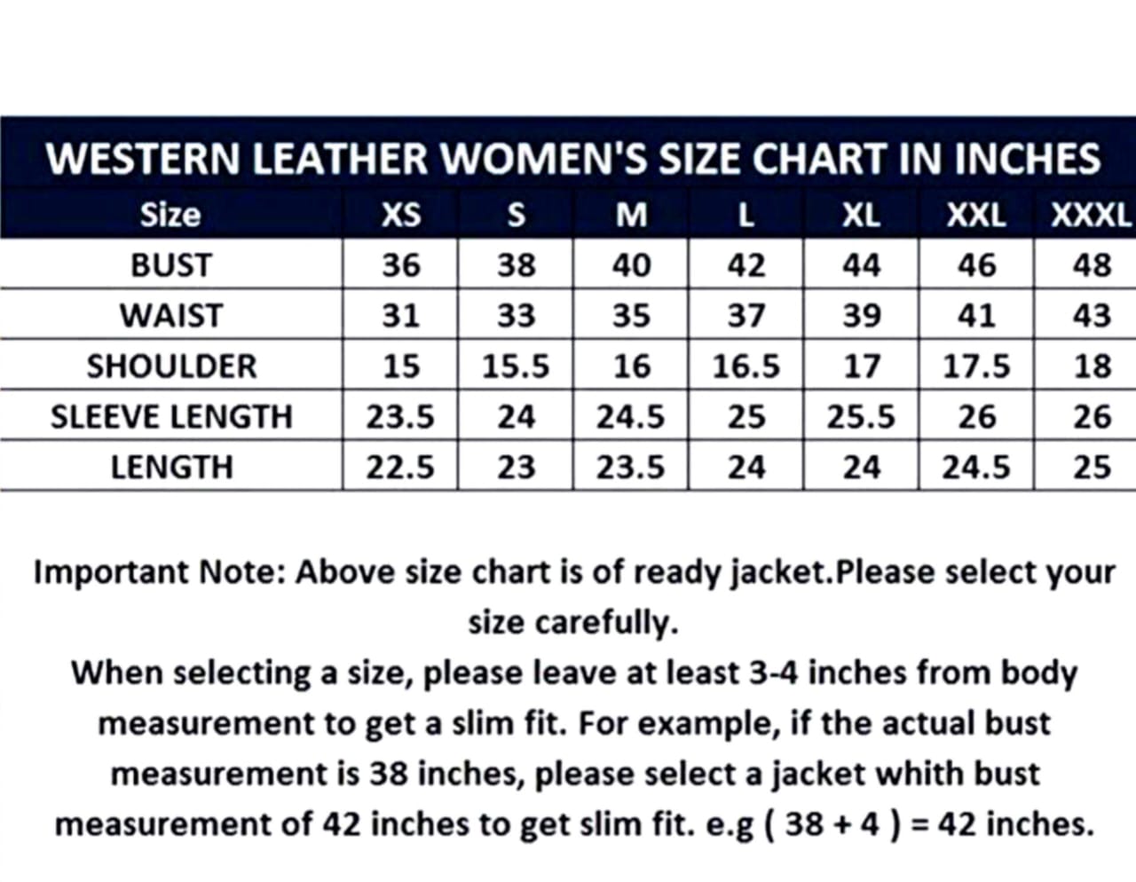 Ladies Black Leather Jacket - Image 3